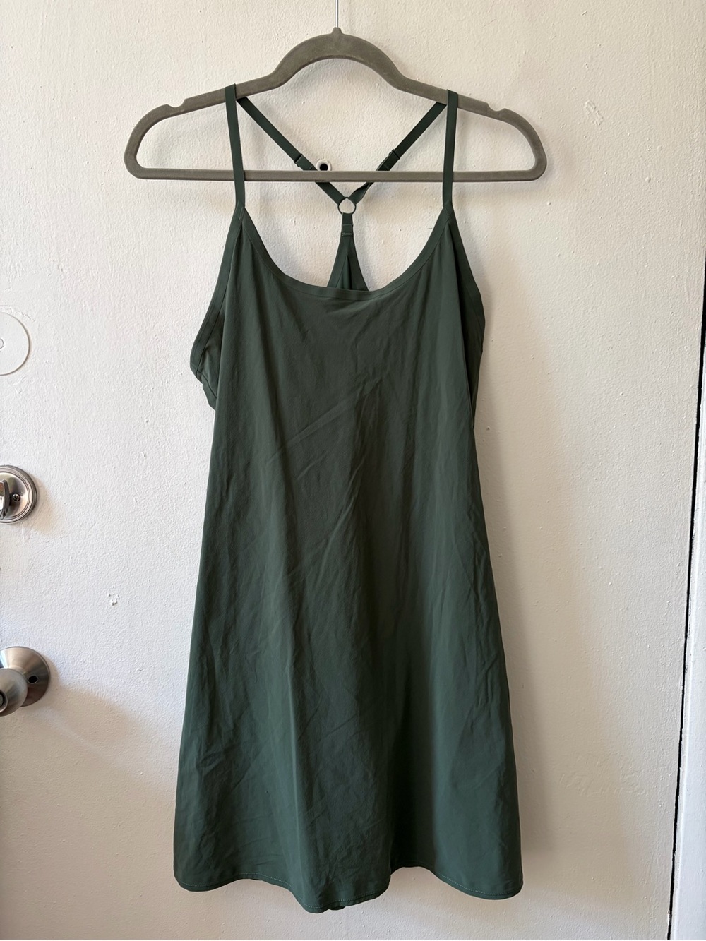 Outdoor Voices Olive Green Exercise Dress Size M